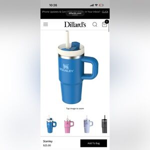 Stanley Blue Travel Mug 14 oz